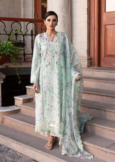 Bloom By Saira Shakira Unstitched 3 Piece Luxury Lawn Collection'2025-05-B-Celestial Breeze