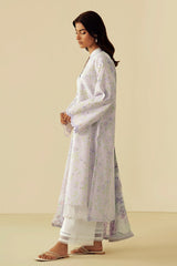 Daffodils By Seran Unstitched 2 Piece Lawn Suit-05-Illy