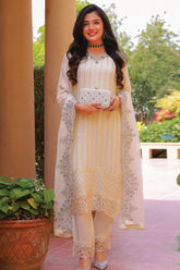 Aks By Guzel Stitched 3 Piece Festive Formals Chiffon Suit-05-Naaz