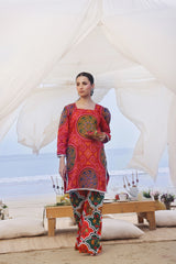 Whisper Wind By Feathers Unstitched 2 Piece Printed Lawn Suit-RUBEL-FT511