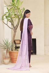 Dressline Meher Stitched 3 Piece Emb Self Lawn Jacquard Collection