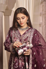 Dressline 3 Piece Emb Organza Suit 149K