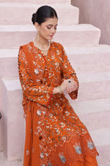 Dressline Cocktail UnStitched 3 Piece Premium Heavy Chikankari Cutwork Emb Bana Dora Digital Printed Lawn Collection