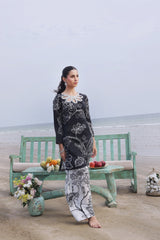 Whisper Wind By Feathers Unstitched 2 Piece Printed Lawn Suit-INKOR-FT502