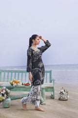 Whisper Wind By Feathers Unstitched 2 Piece Printed Lawn Suit-INKOR-FT502
