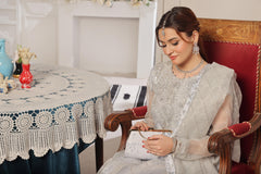 Dressline Launching New Semi Stitched 3 Pc Luxury Emb Organza Maxi Collection 2025