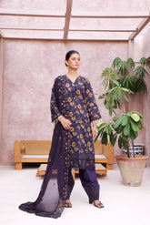Dressline Cocktail UnStitched 3 Piece Premium Heavy Chikankari Cutwork Emb Bana Dora Digital Printed Lawn Collection