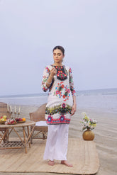 Whisper Wind By Feathers Unstitched 2 Piece Printed Lawn Suit-LUNAR-FT497