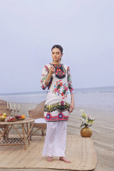 Whisper Wind By Feathers Unstitched 2 Piece Printed Lawn Suit-LUNAR-FT497