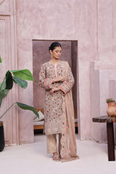 Dressline Cocktail UnStitched 3 Piece Premium Heavy Chikankari Cutwork Emb Bana Dora Digital Printed Lawn Collection