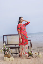 Whisper Wind By Feathers Unstitched 2 Piece Printed Lawn Suit-FLAMYN-FT512