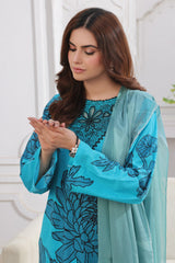 Midnight Murmurs By Feathers Lawn Suit-TWINKLE-FT480