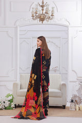 Midnight Murmurs By Feathers Lawn Suit-FIOREN-FT477