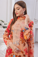 Midnight Murmurs By Feathers Lawn Suit-FAYLIN-FT479