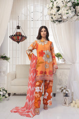 Midnight Murmurs By Feathers Lawn Collection'2025-TAWNY-FT485