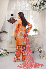 Midnight Murmurs By Feathers Lawn Collection'2025-TAWNY-FT485