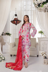 Midnight Murmurs By Feathers Lawn Suit-PRISMA-FT476