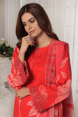 Midnight Murmurs By Feathers Lawn Suit-ZAFINA-FT484
