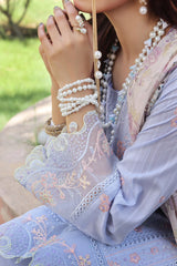 Dressline Silvana Ready-To-Wear 3 Piece Premium Heavy Chikankari Emb Bana Dora Lawn Collection