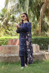 Dressline Silvana Ready-To-Wear 3 Piece Premium Heavy Chikankari Emb Bana Dora Lawn Collection