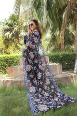 Dressline Silvana Ready-To-Wear 3 Piece Premium Heavy Chikankari Emb Bana Dora Lawn Collection