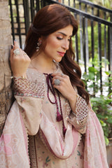 Dressline UnStitched 3 Piece Premium Heavy Emb Bana Dora Lawn Collection