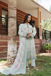 Dressline UnStitched 3 Piece Premium Heavy Emb Bana Dora Lawn Collection