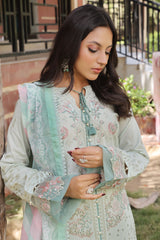 Dressline UnStitched 3 Piece Premium Heavy Emb Bana Dora Lawn Collection