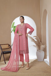 Dressline Launching New Stitched 3 Piece Luxury Emb Chiffon Collection