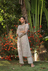 Dressline Semi Stitched 3 Piece Luxury Emb Chiffon Collection