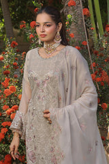 Dressline Semi Stitched 3 Piece Luxury Emb Chiffon Collection