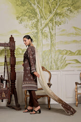 Dressline Launching New Un Stitched 3 Pcs Emb Laserkari Digital Printed Lawn Collection 2024