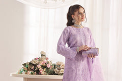 Dressline Xenia Luxury Emb Organza Clutches Collection 3 Piece Semi Stitched