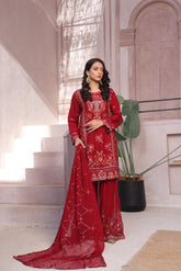 Dressline Launching New Stitched 3 Piece Emb Luxury Chiffon Gharara Collection