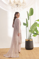 Dressline Fastif Stitched 3 Piece Emb Luxury Chiffon Collection