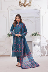Dressline Launching New Un Stitched 3 Pcs Emb With ChikankariLaser-Cut Lawn Collection