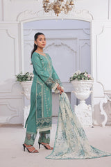 Dressline Launching New Un Stitched 3 Pcs Emb With ChikankariLaser-Cut Lawn Collection