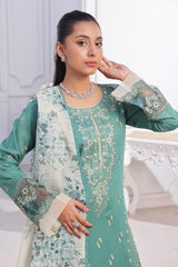Dressline Launching New Un Stitched 3 Pcs Emb With ChikankariLaser-Cut Lawn Collection
