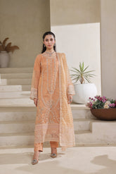 Dressline Jasmine An Elegant Statement Semi Stitched Khaadi Net & Organza Zari Check Collection