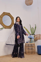 Dressline Launching New Stitched 3 Piece Emb Luxury Chiffon Gharara Collection