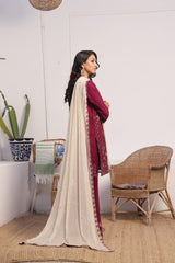 Dressline Launching New Stitched 3 Piece Emb Luxury Chiffon Gharara Collection