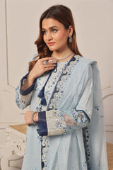 Dressline Launching New Un Stitched 3 Pcs Emb With ChikankariLaser-Cut Lawn Collection