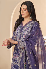 Dressline 3 Piece Emb Organza Suit 149K