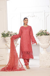 Dressline Launching New Un Stitched 3 Pcs Emb With ChikankariLaser-Cut Lawn Collection