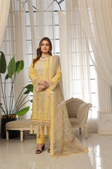 Dressline Launching New Un Stitched 3 Pcs Emb Lawn Zari Collection