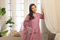 Dressline Launching New Un Stitched 3 Pcs Emb Lawn Zari Collection