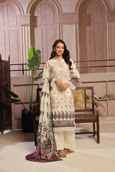 Dressline Launching New Unstitched 3 Pcs Premium Chikankaridigital Printed Lawn Collection