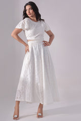 Ora Fashion Stitched 2 Piece Summer Collection'2025-COCO Top & Skirt