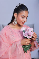 Dressline Stitched 3 Piece Luxury Emb Lawn Jacquard Collection