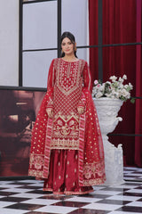 Dressline loiza Unstitched 3 Pc Luxury Emb Organza Collection